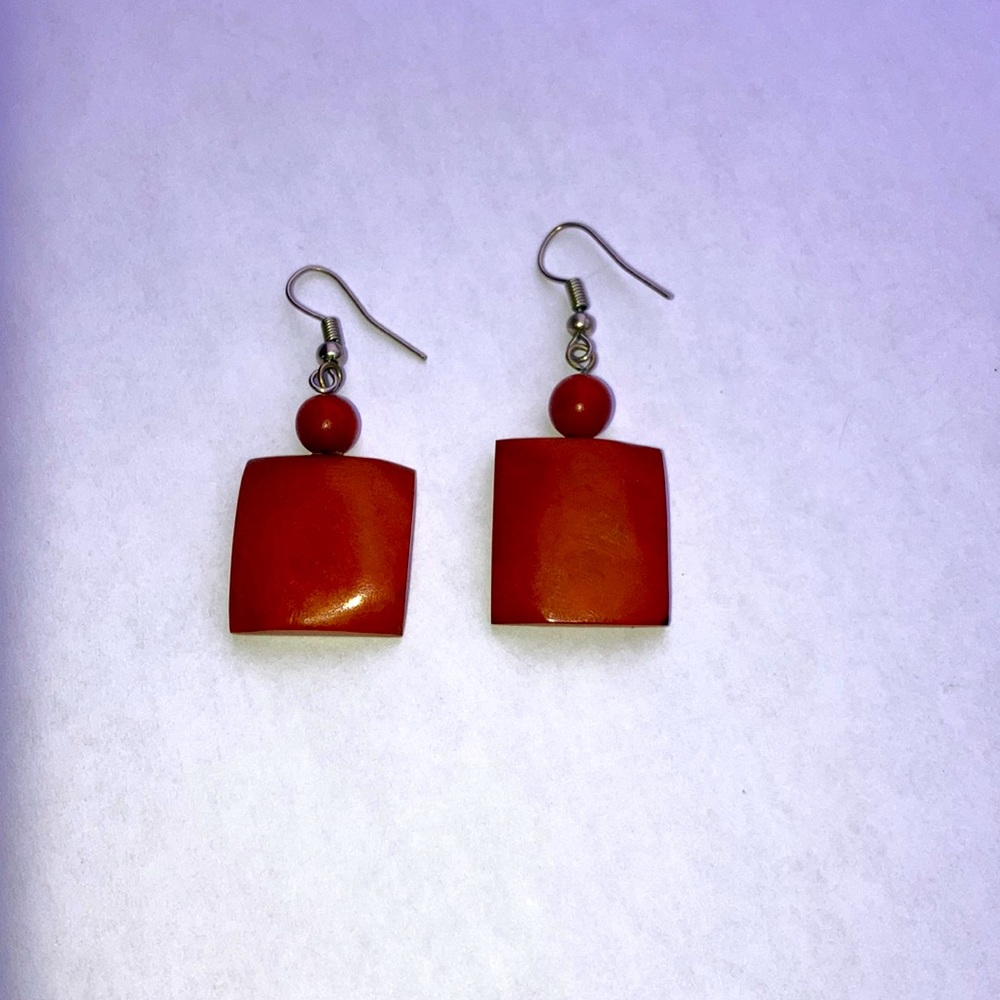 Tagua Nut earrings from Costa Rica